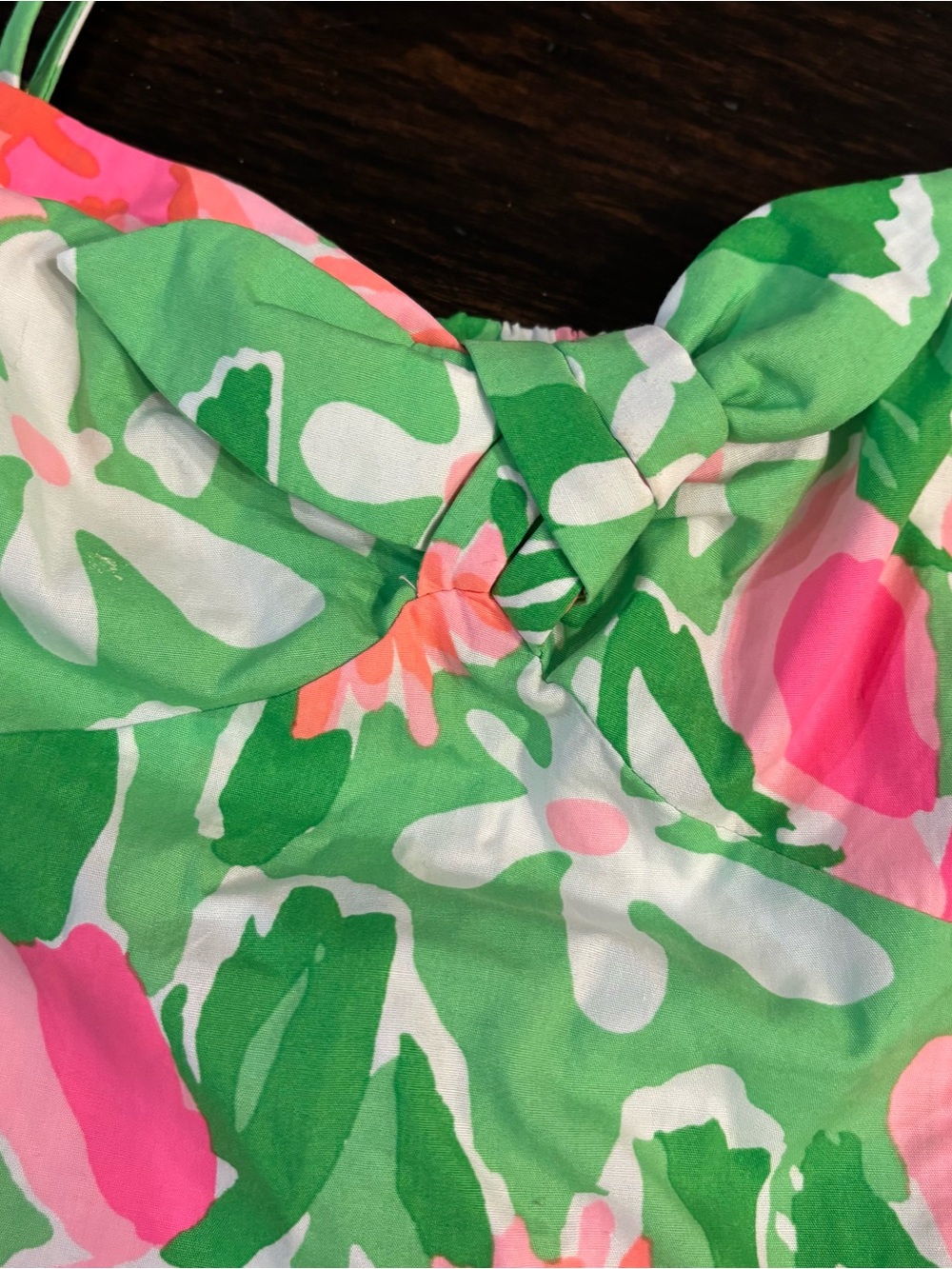 Lilly Pulitzer Macauley Sundress Bright Floral in Green and Pink size 4 - Picture 8 of 11